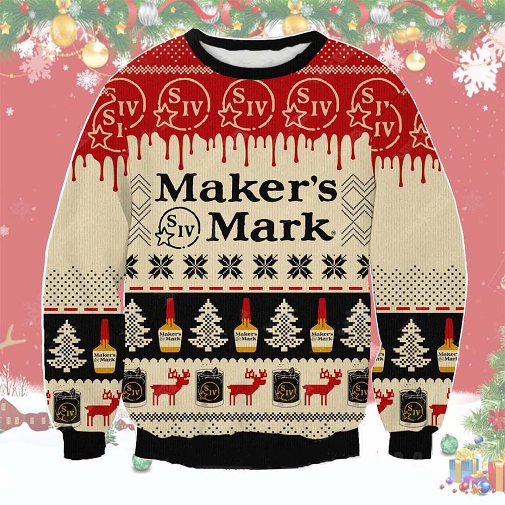 Maker’S Mark Ugly Christmas Sweater Maker’S Mark Ugly Christmas Sweater