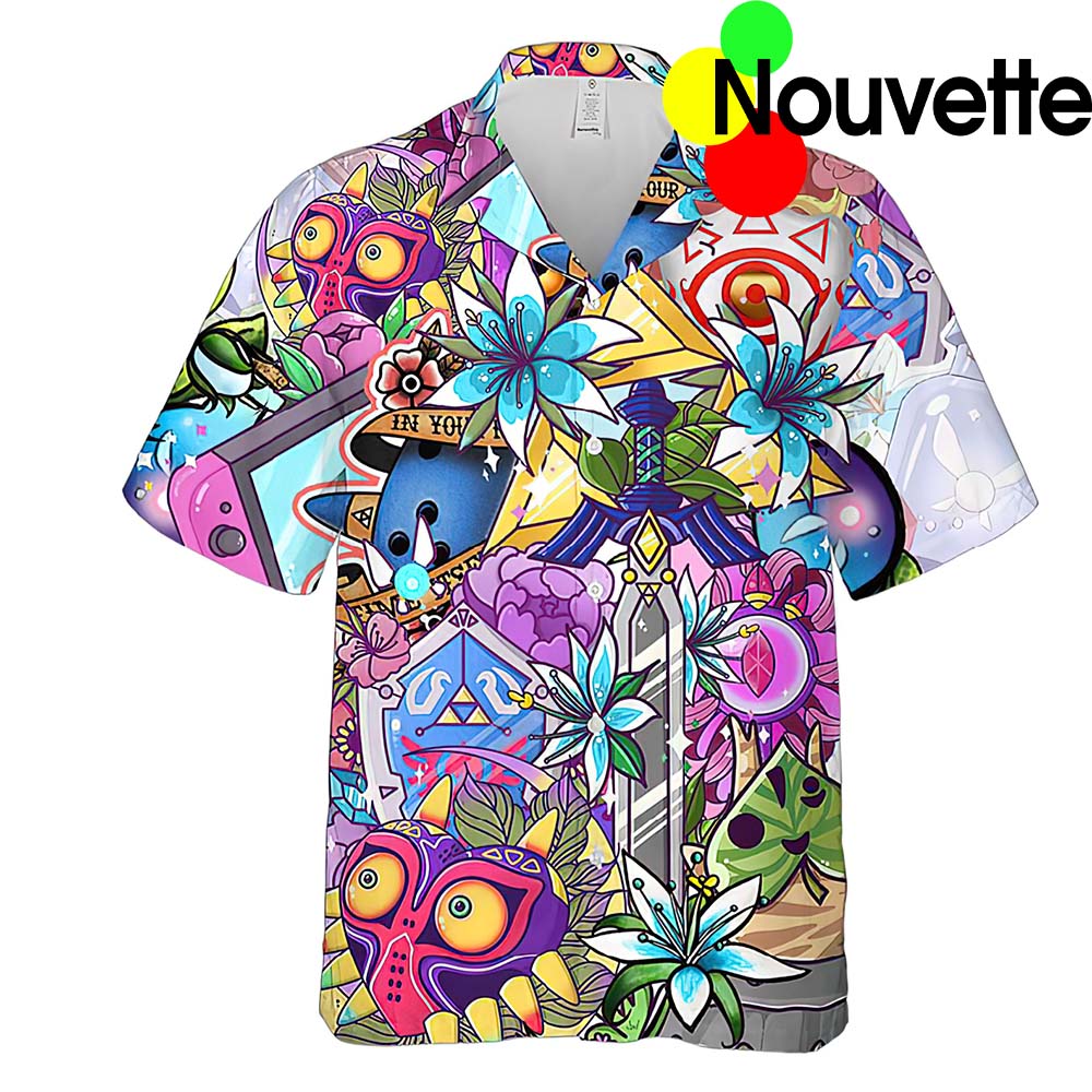 A Majora’S Mask Hawaiian Shirt A Majora’S Mask Hawaiian Shirt