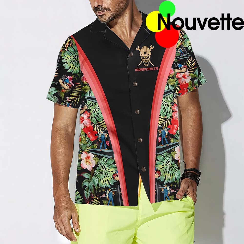 Ironworker Tropical Hawaiian Shirt Ironworker Tropical Hawaiian Shirt