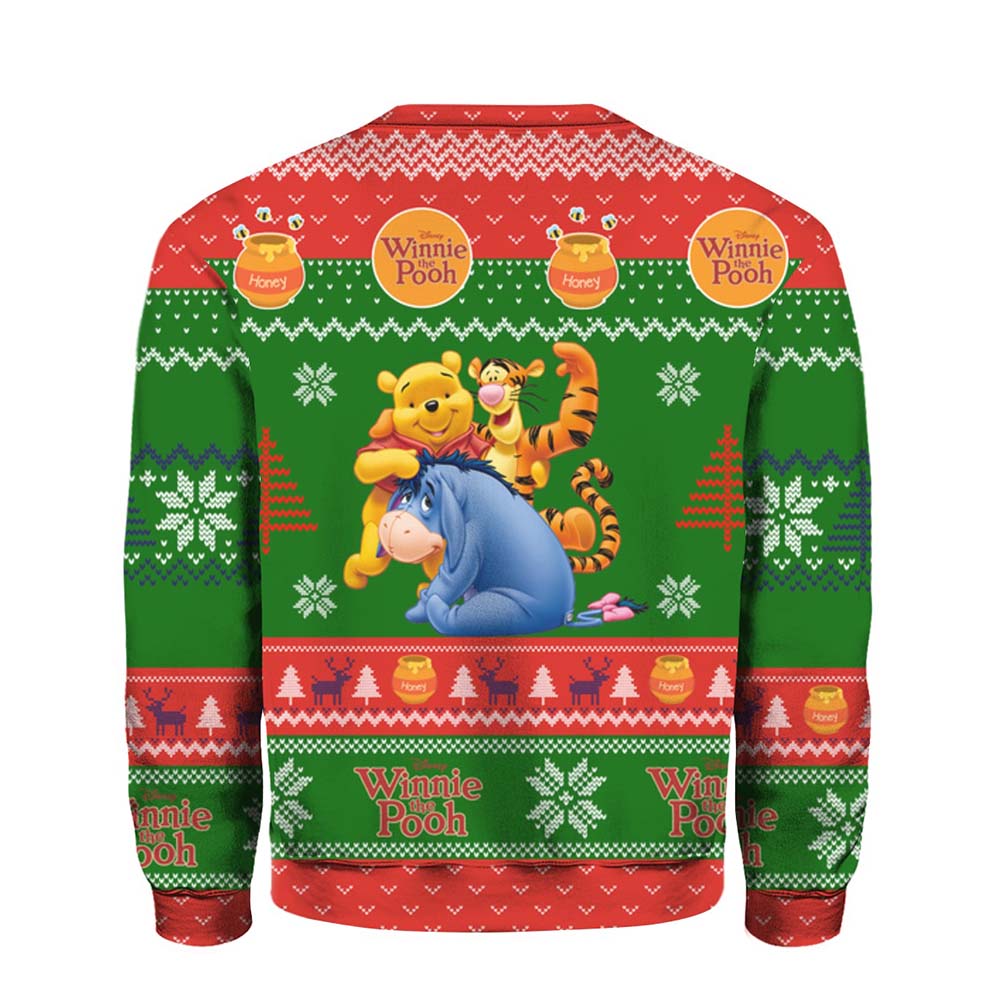 Winnie The Pooh Ugly Christmas Sweater Winnie The Pooh Ugly Christmas Sweater