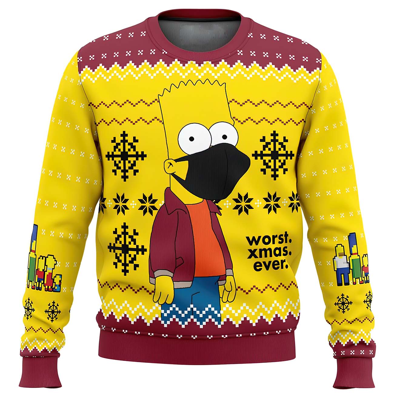 The Simpsons Worst Xmas Ever Christmas Sweater The Simpsons Worst Xmas Ever Christmas Sweater