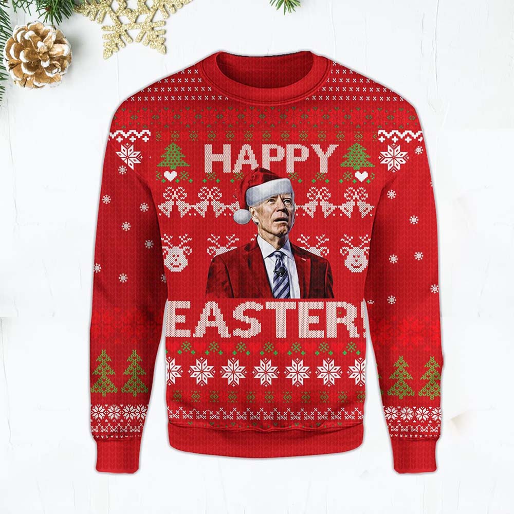 B*Den Happy Easter Christmas Sweater