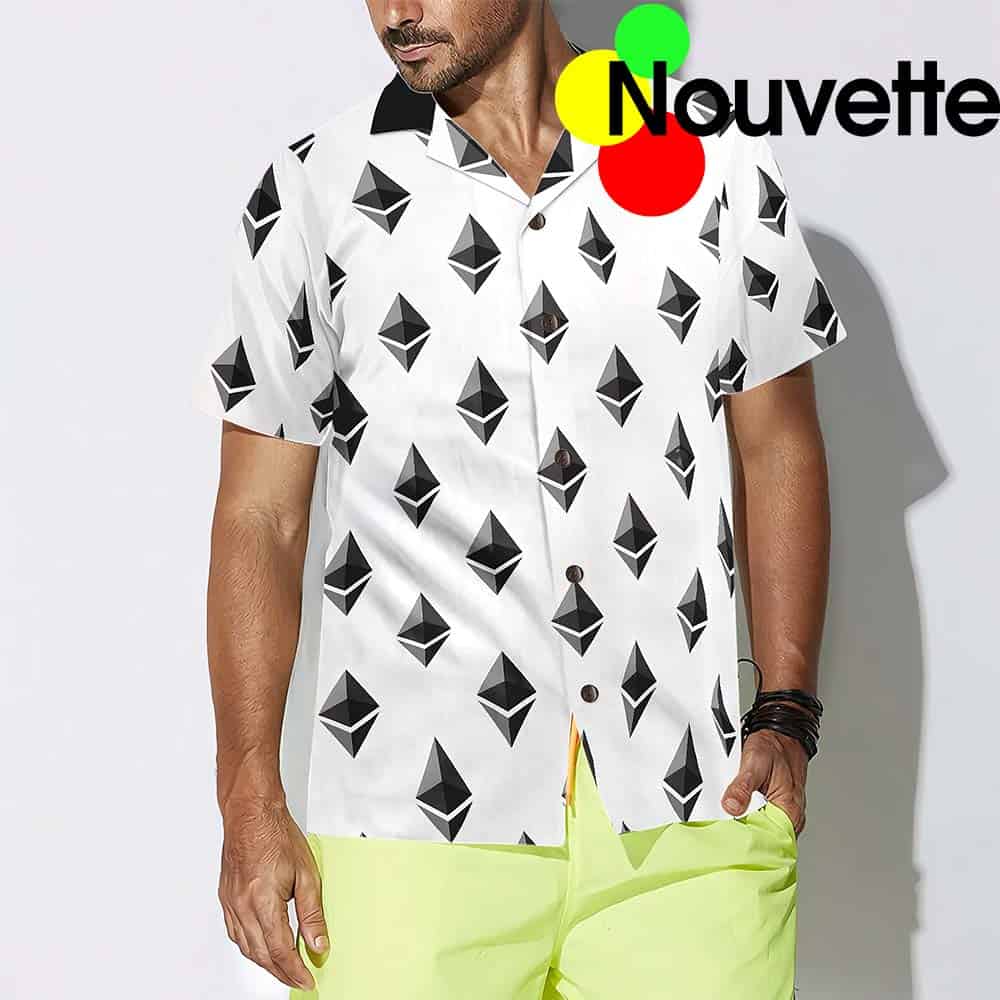 Seamless Ethereum Cryptocurrency Hawaiian Shirt Seamless Ethereum Cryptocurrency Hawaiian Shirt