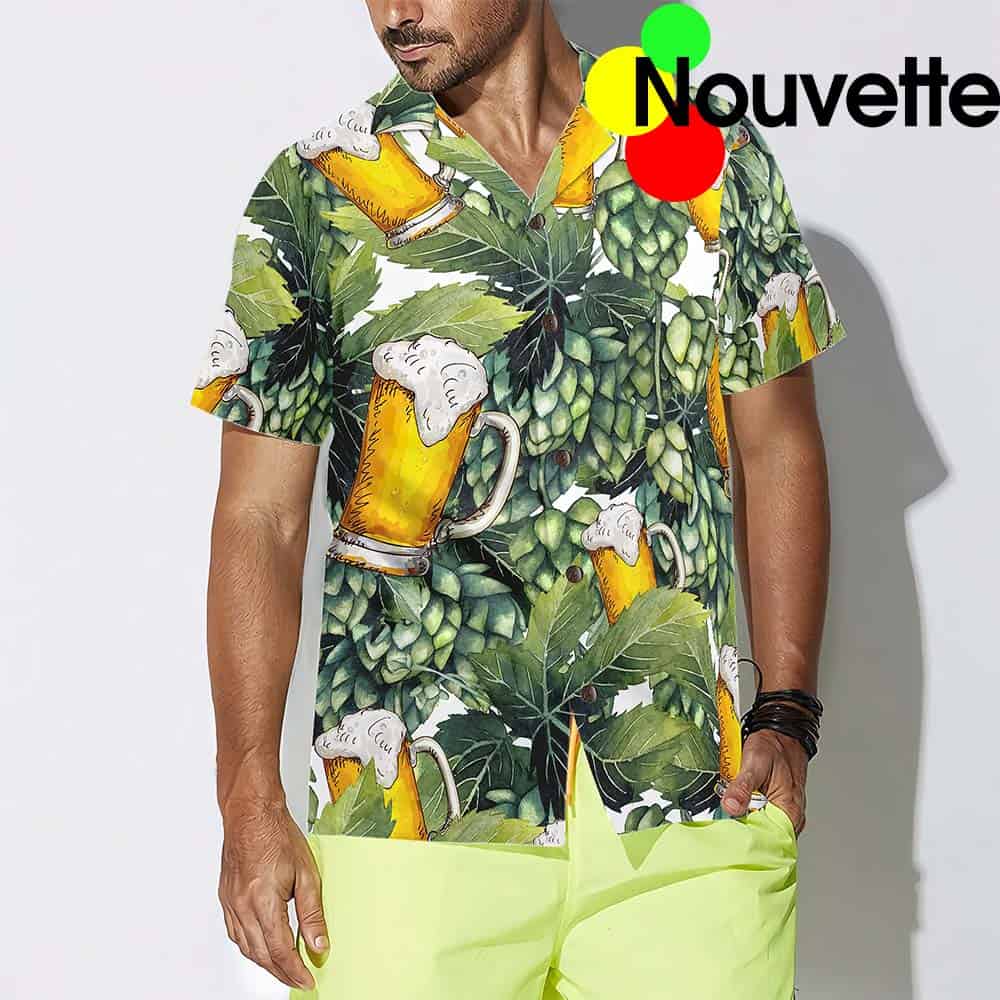 Hops And Craft Beer Hawaiian Shirt Hops And Craft Beer Hawaiian Shirt