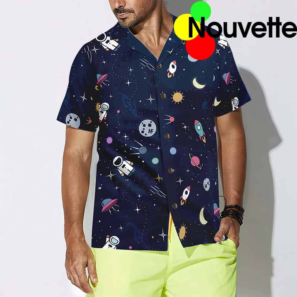 Outer Space Hawaiian Shirt Outer Space Hawaiian Shirt