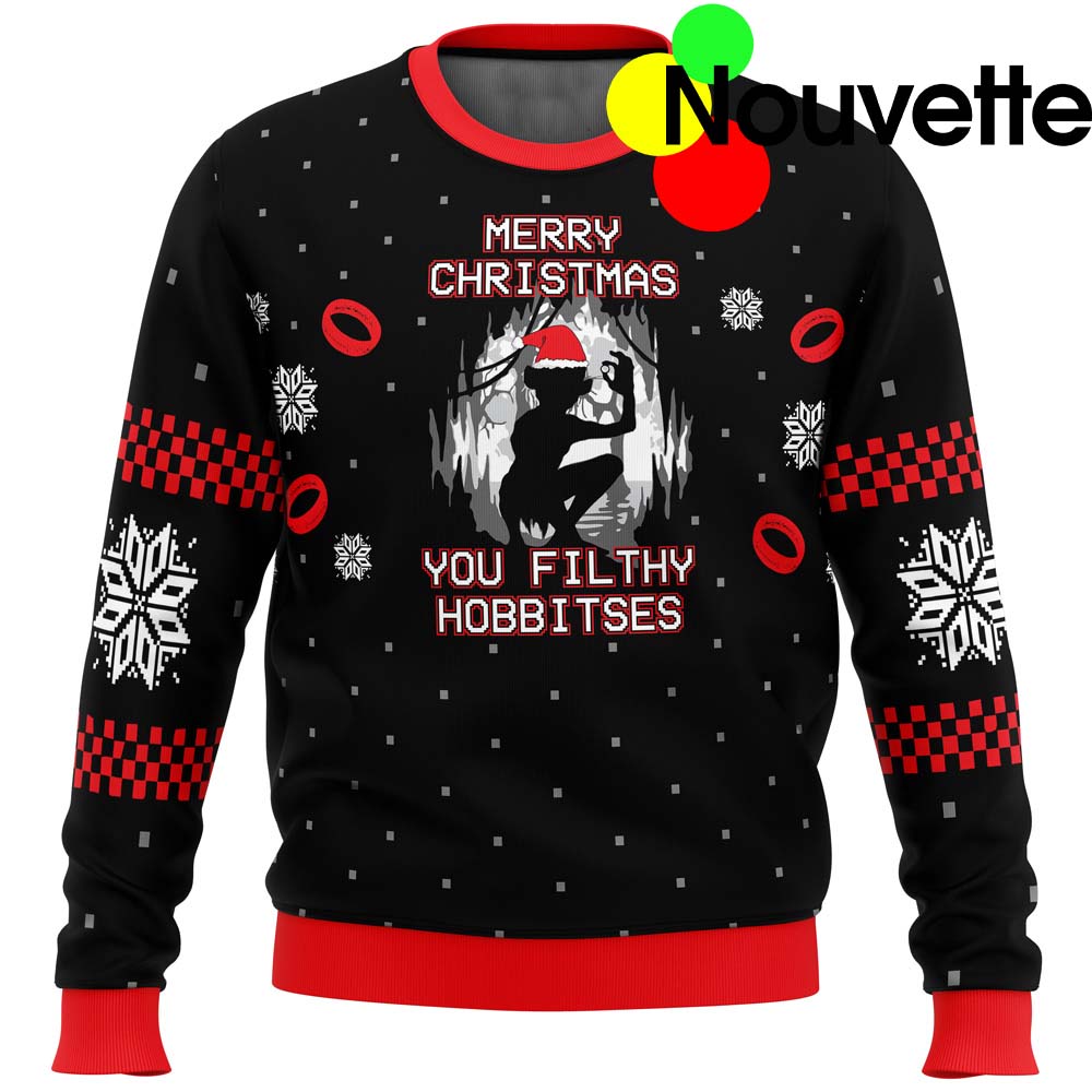 Merry Christmas You Filthy Hobbitses Christmas Sweater Merry Christmas You Filthy Hobbitses Christmas Sweater