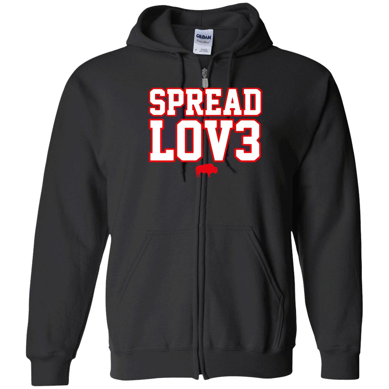 Spread Love 3 Buffalo Shirt Spread Love 3 Buffalo Shirt