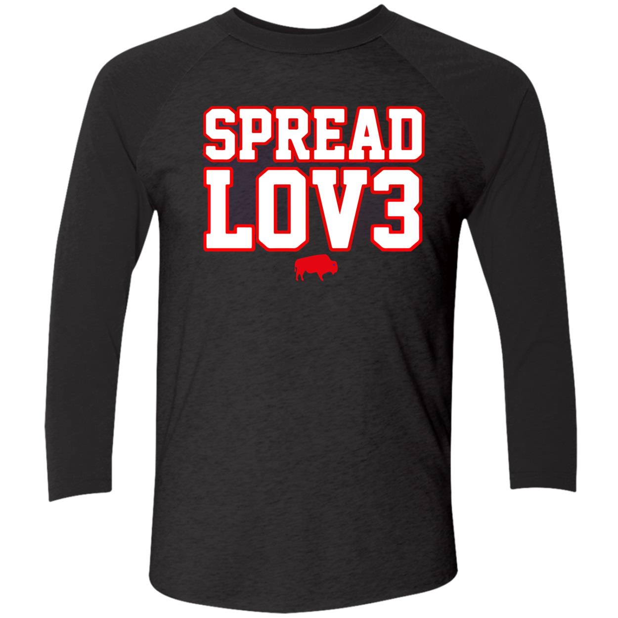 Spread Love 3 Buffalo Shirt Spread Love 3 Buffalo Shirt