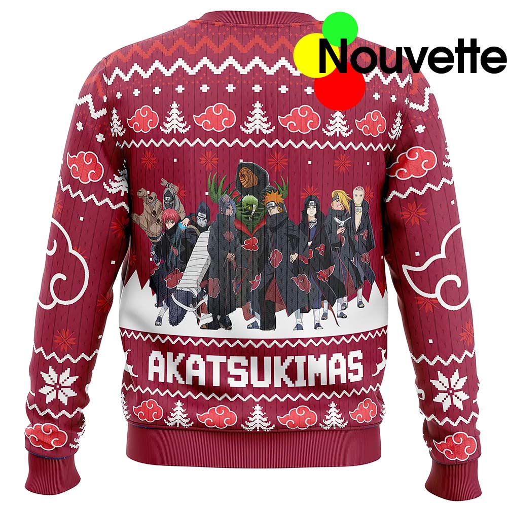 Akatsukimas Akatsuki Ugly Christmas Sweater Akatsukimas Akatsuki Ugly Christmas Sweater