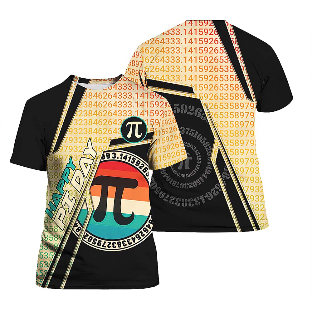 Happy Pi Day 3D T-Shirt