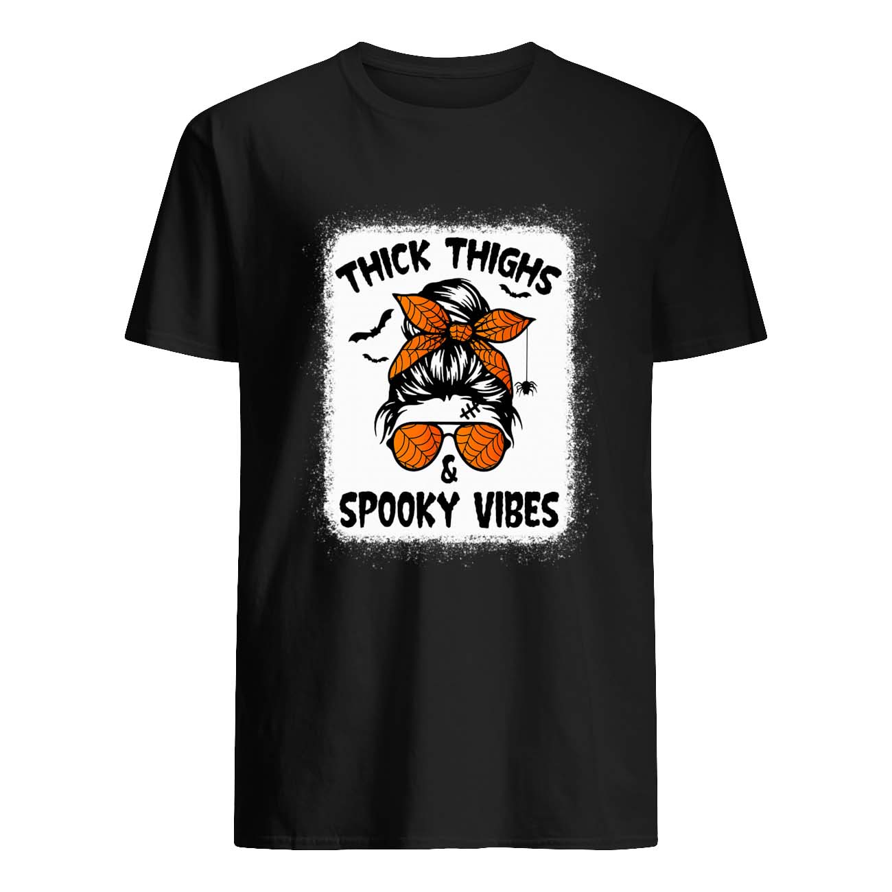 Messy Bun Thick Thighs And Spooky Vibes Sweatshirt Messy Bun Thick Thighs And Spooky Vibes Sweatshirt