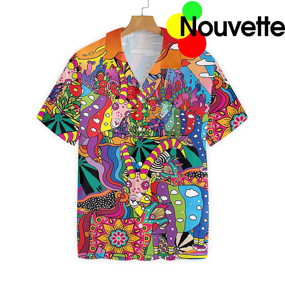 Goat In Hawaiian Shirt Goat In Hawaiian Shirt