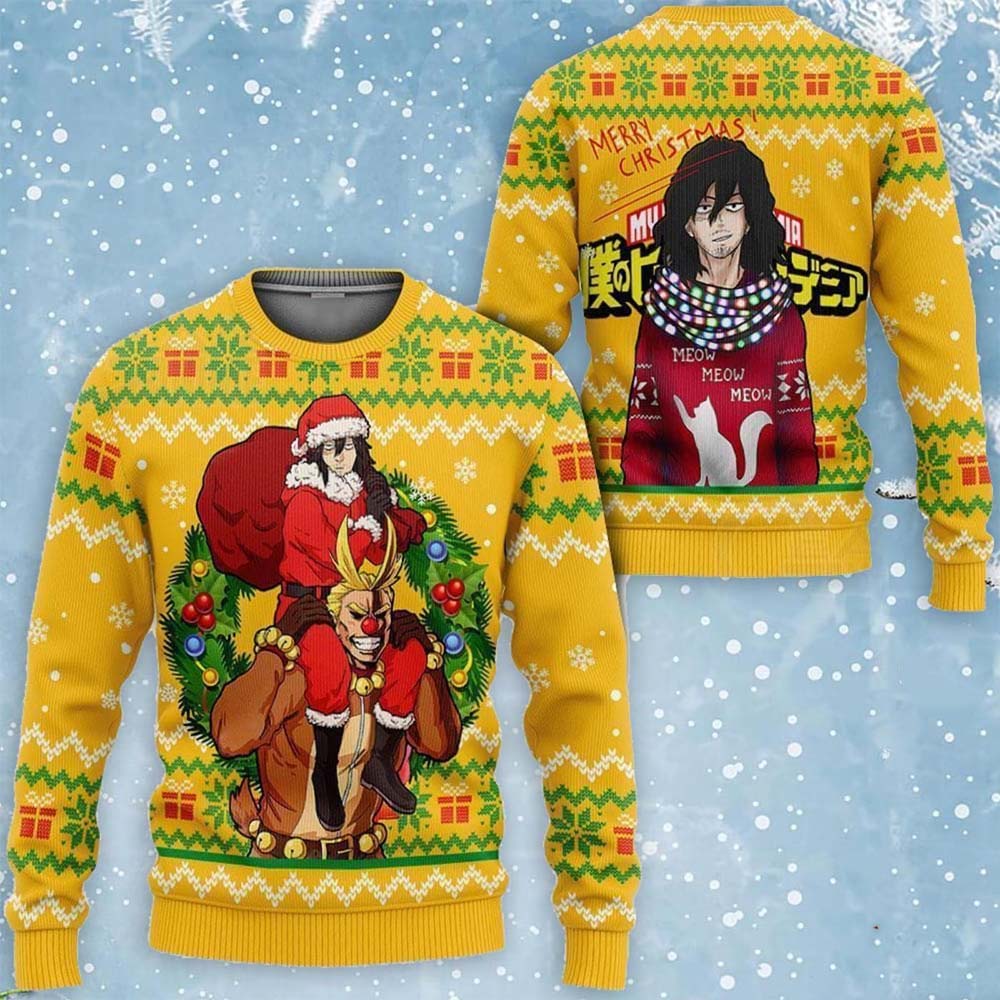Shota Aizawa Christmas Sweater Shota Aizawa Christmas Sweater
