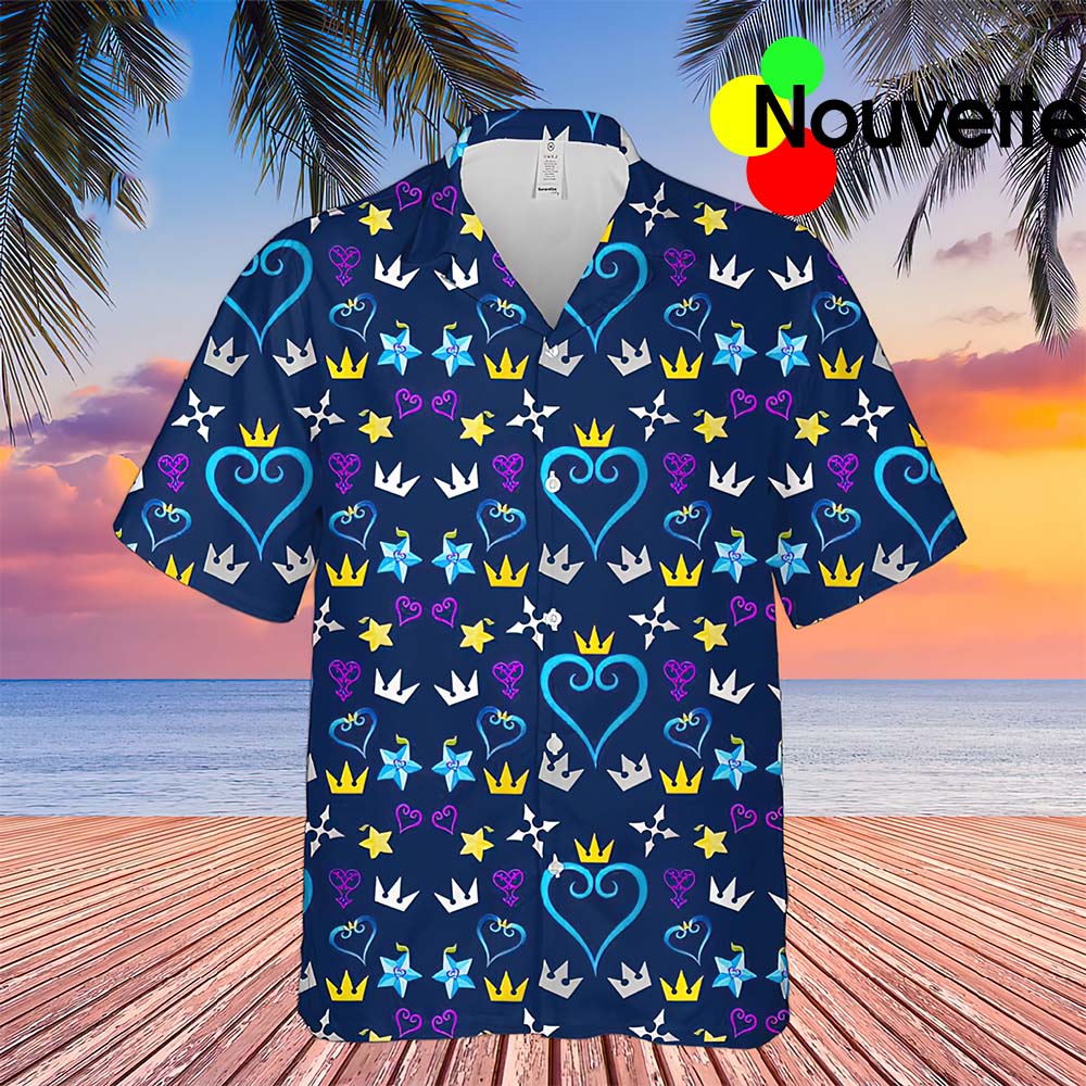 Kingdom Hearts Hawaiian Shirt Kingdom Hearts Hawaiian Shirt