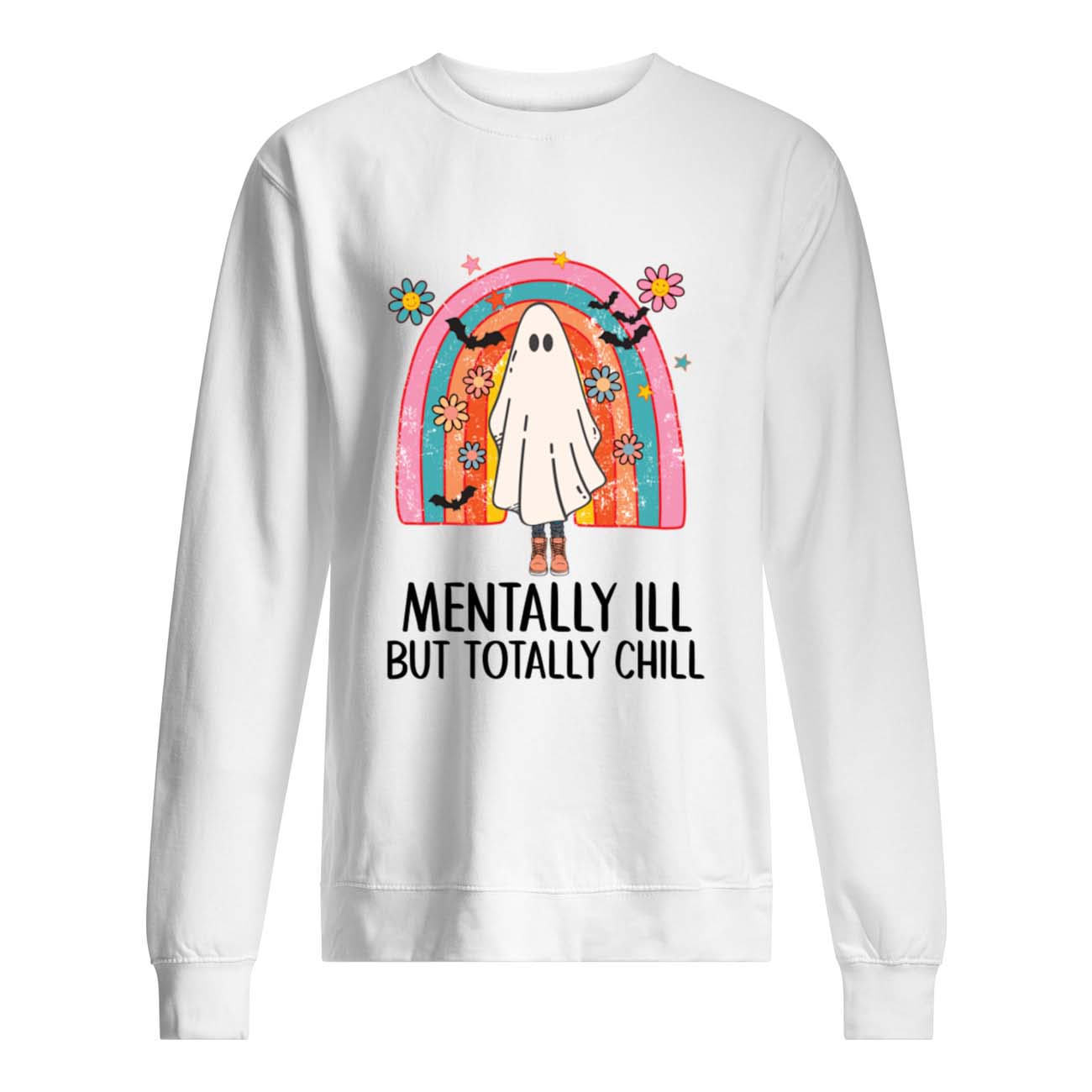 Boo Mentally Ill But Totally Chill Shirt Boo Mentally Ill But Totally Chill Shirt