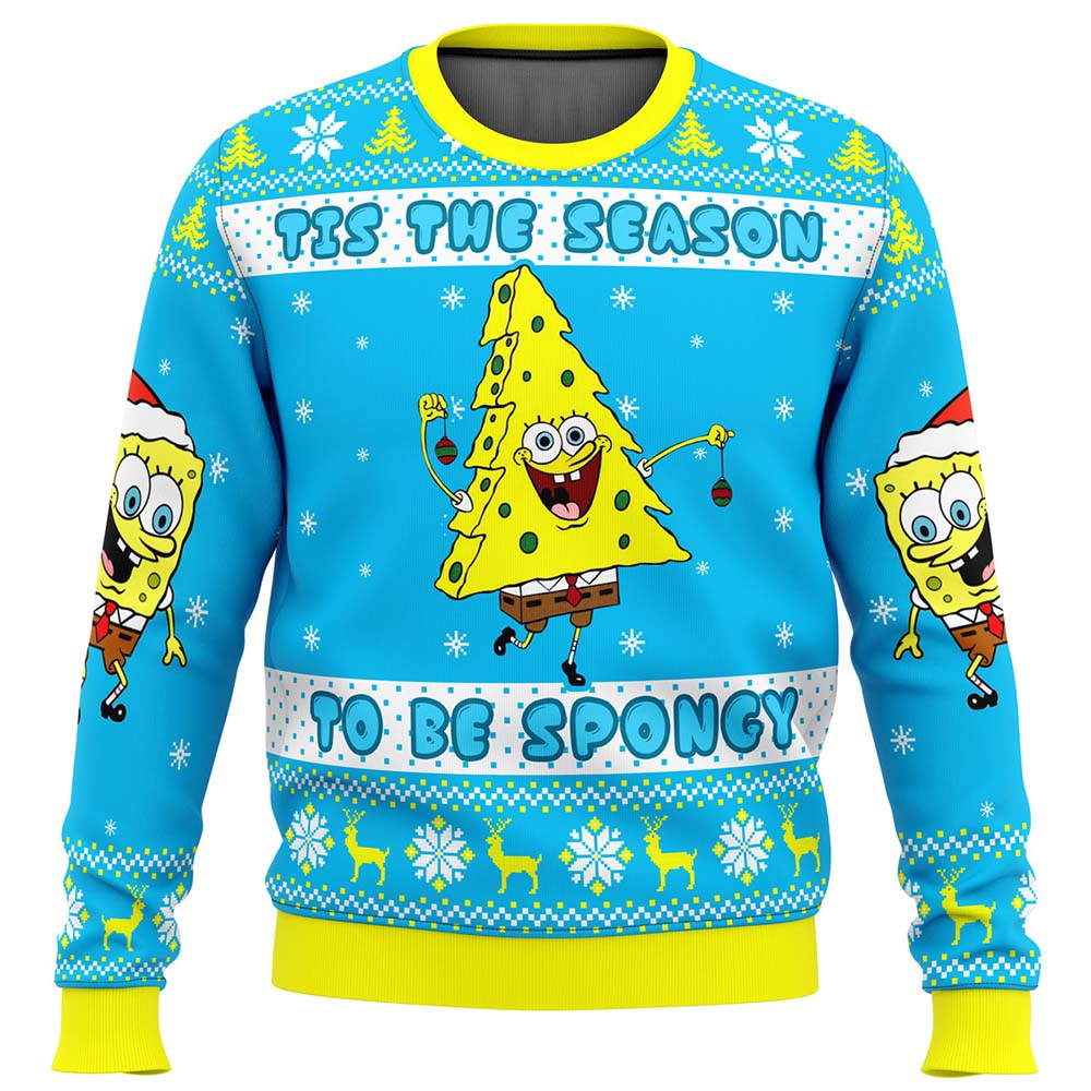 Tis The Season To Be Spongy Christmas Sweater