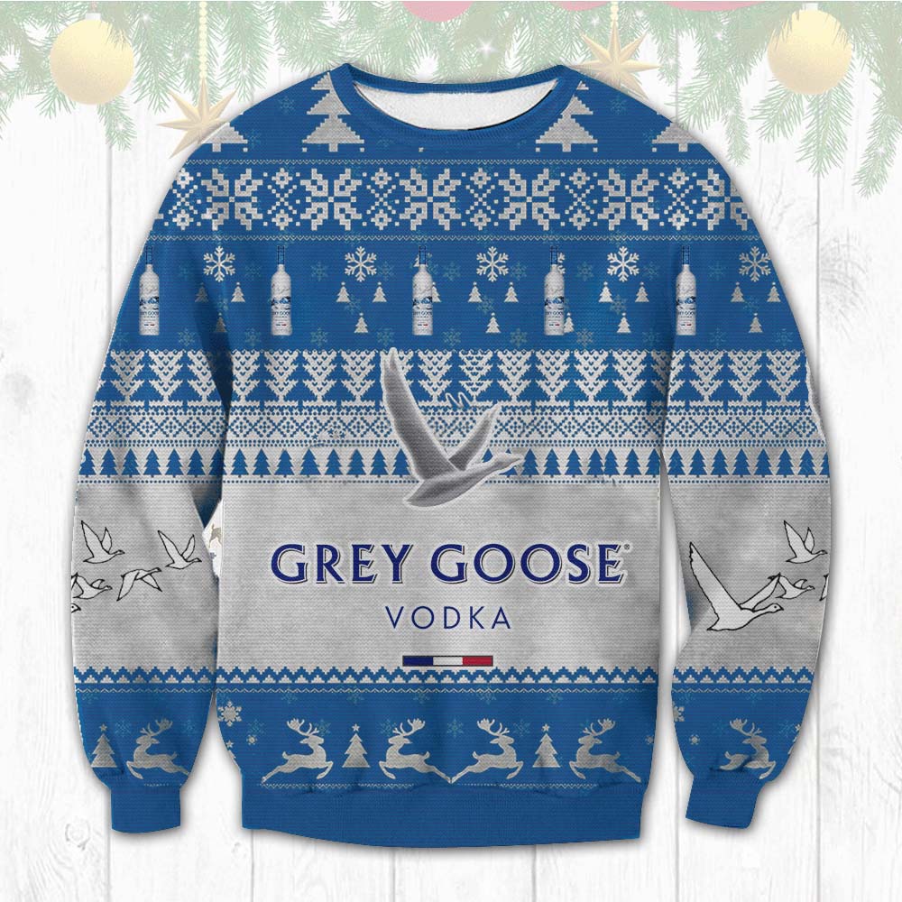 Grey Goose Vodka Christmas Sweater Grey Goose Vodka Christmas Sweater