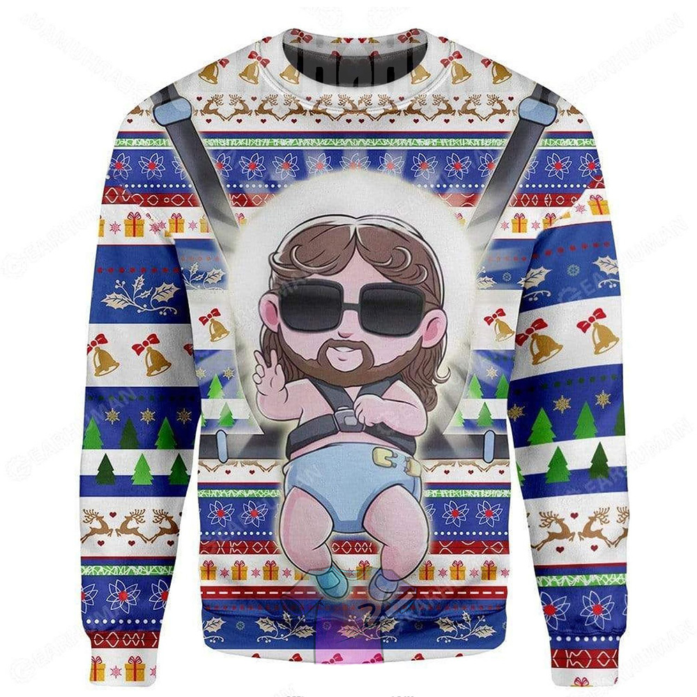 Baby Jesus Ugly Christmas Sweater Baby Jesus Ugly Christmas Sweater