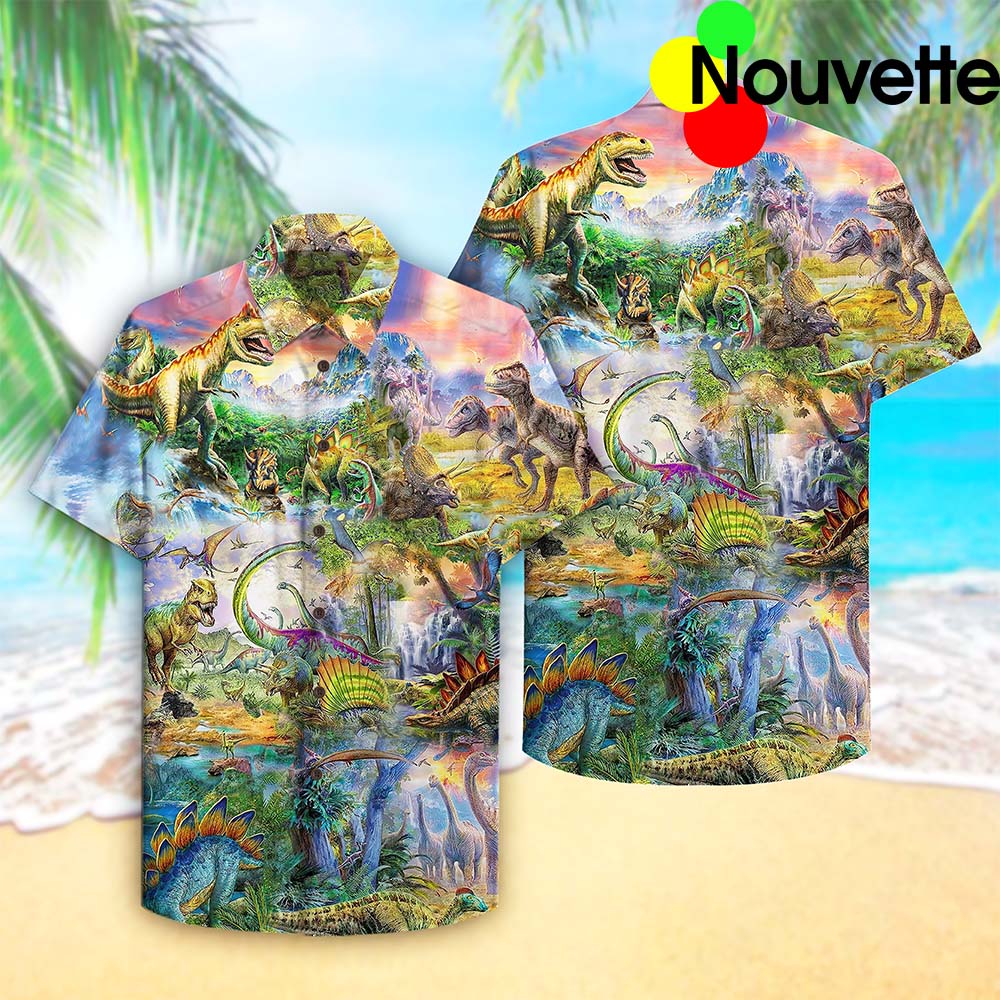 Dinosaur Island Aloha Hawaiian Shirt Dinosaur Island Aloha Hawaiian Shirt