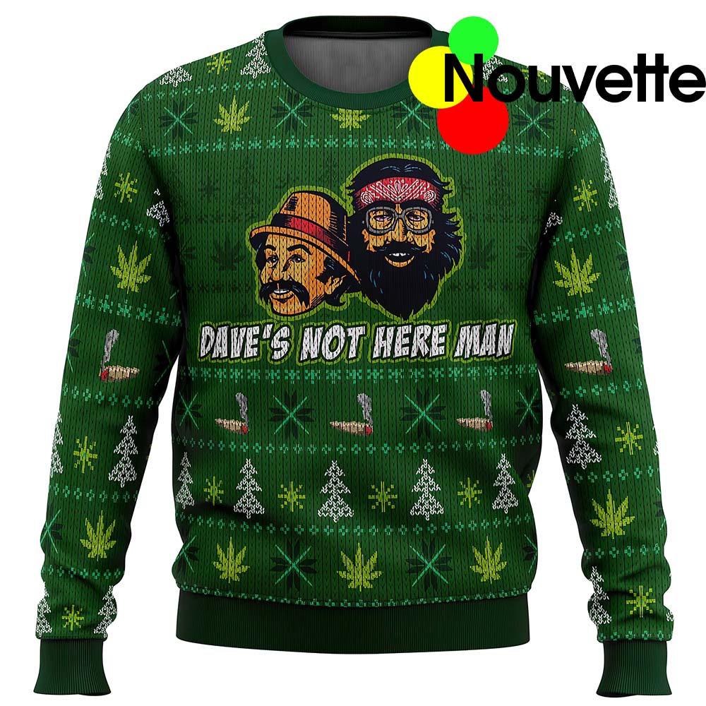 Cheech And Chong Ugly Christmas Sweater