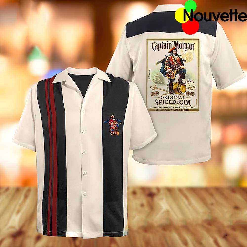 Captain Morgan Hawaiian Shirt Captain Morgan Hawaiian Shirt