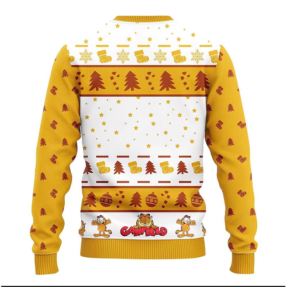 Garfield Reindeer Ugly Christmas Sweater Garfield Reindeer Ugly Christmas Sweater