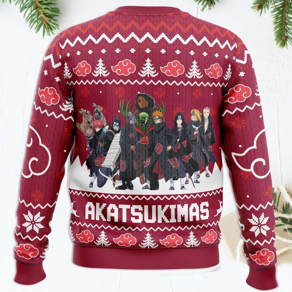 Akatsukimas Akatsuki Christmas Sweater Akatsukimas Akatsuki Christmas Sweater