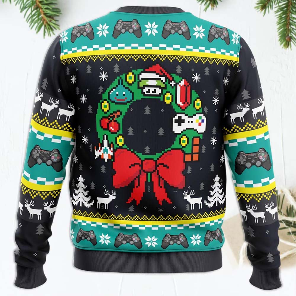Game On Gamer Ugly Christmas Sweater Game On Gamer Ugly Christmas Sweater