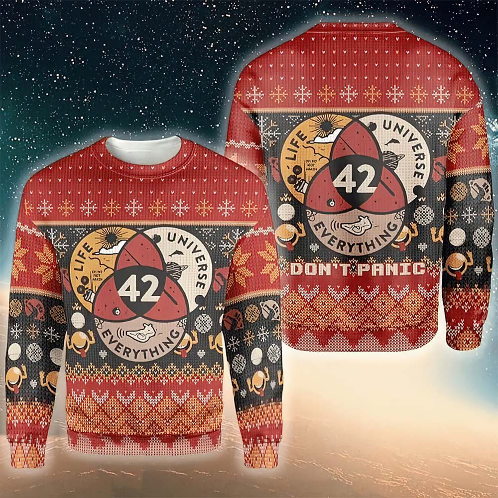 Circle Universe Life Everything Christmas Sweater