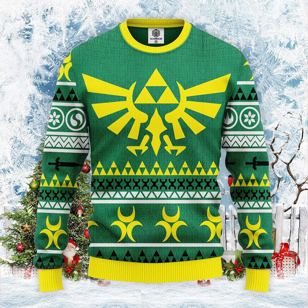 Zelda Green Christmas Sweater Zelda Green Christmas Sweater