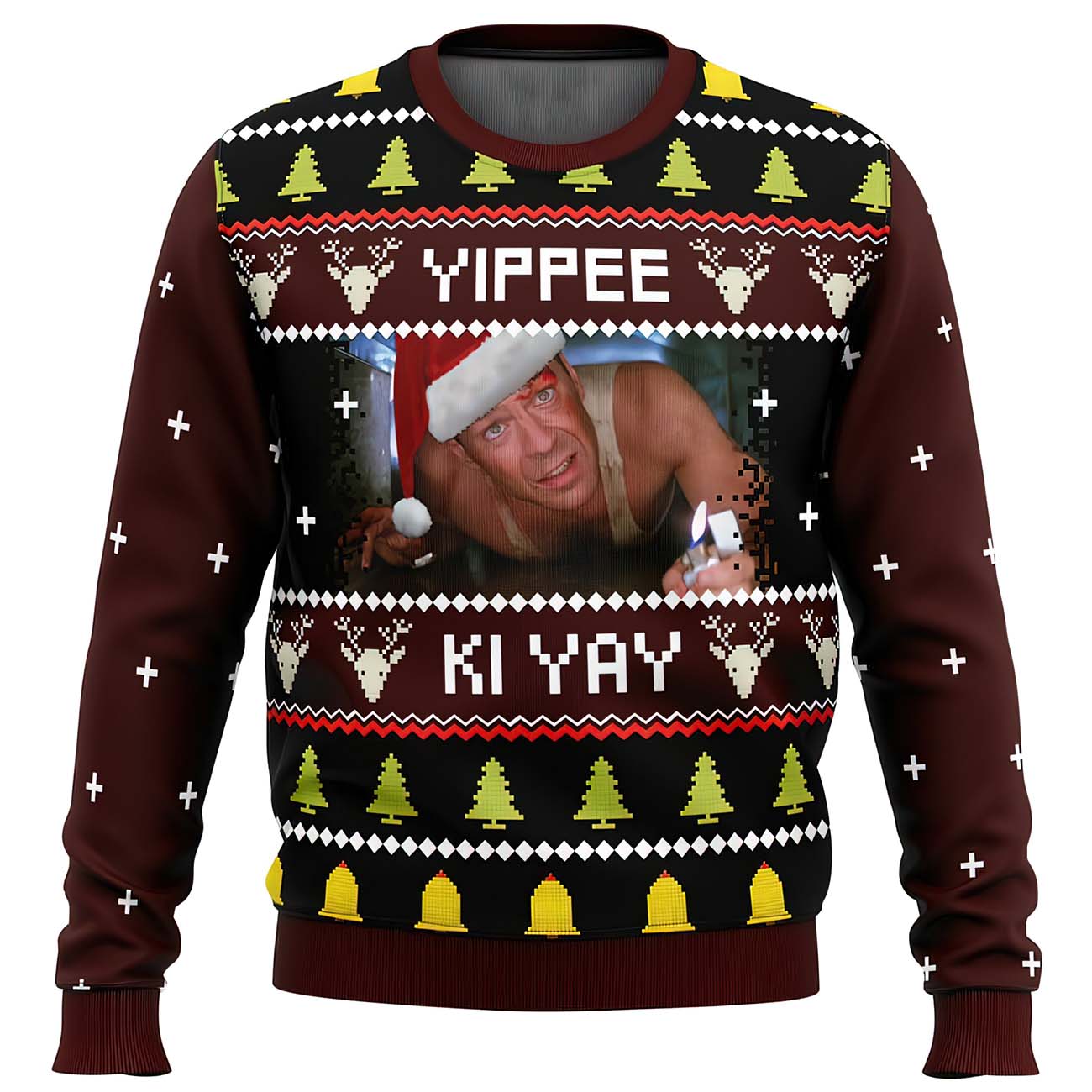 Yippee Ki Yay Ugly Christmas Sweater Yippee Ki Yay Ugly Christmas Sweater