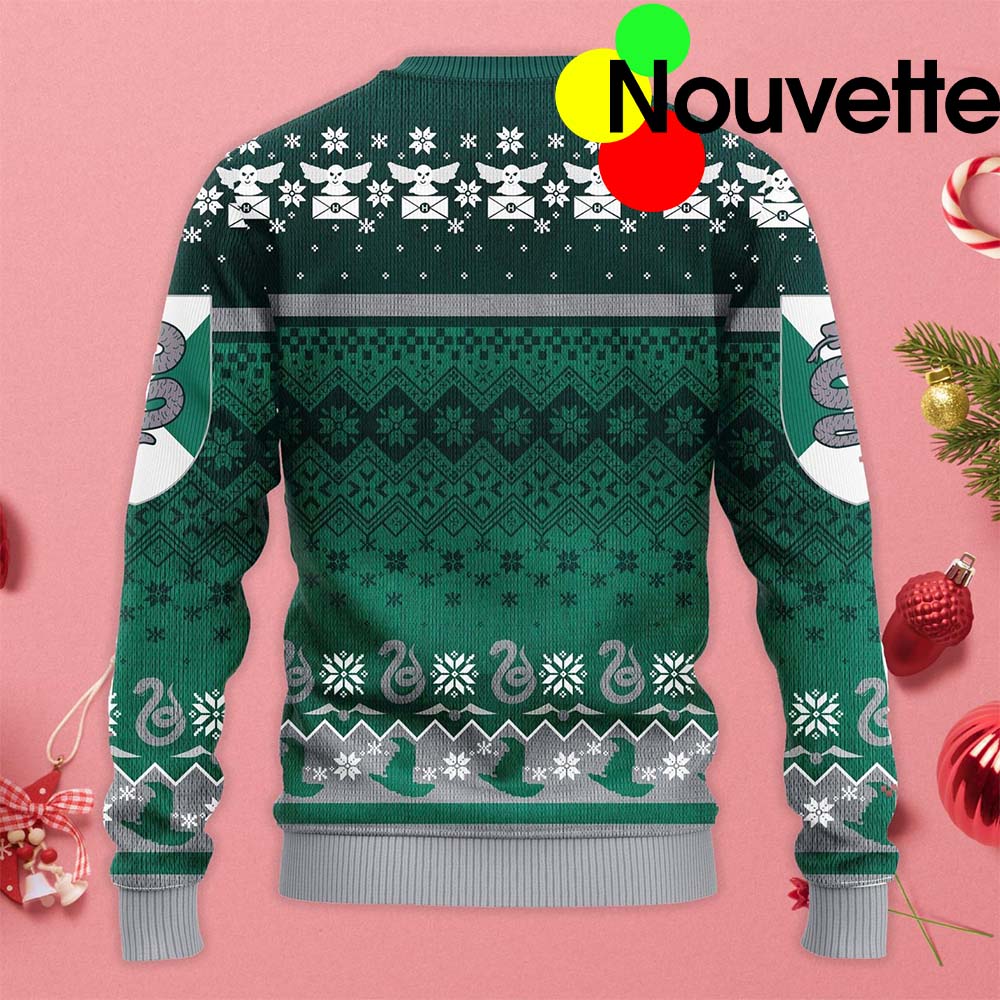 Harry Potter Slytherin Christmas Sweater Harry Potter Slytherin Christmas Sweater
