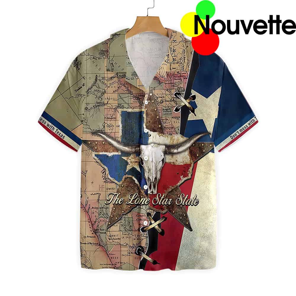 The Lone Star State Texas Hawaiian Shirt The Lone Star State Texas Hawaiian Shirt