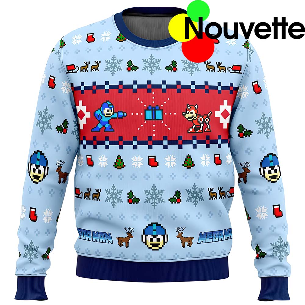 Mega Man Ugly Christmas Sweater Mega Man Ugly Christmas Sweater