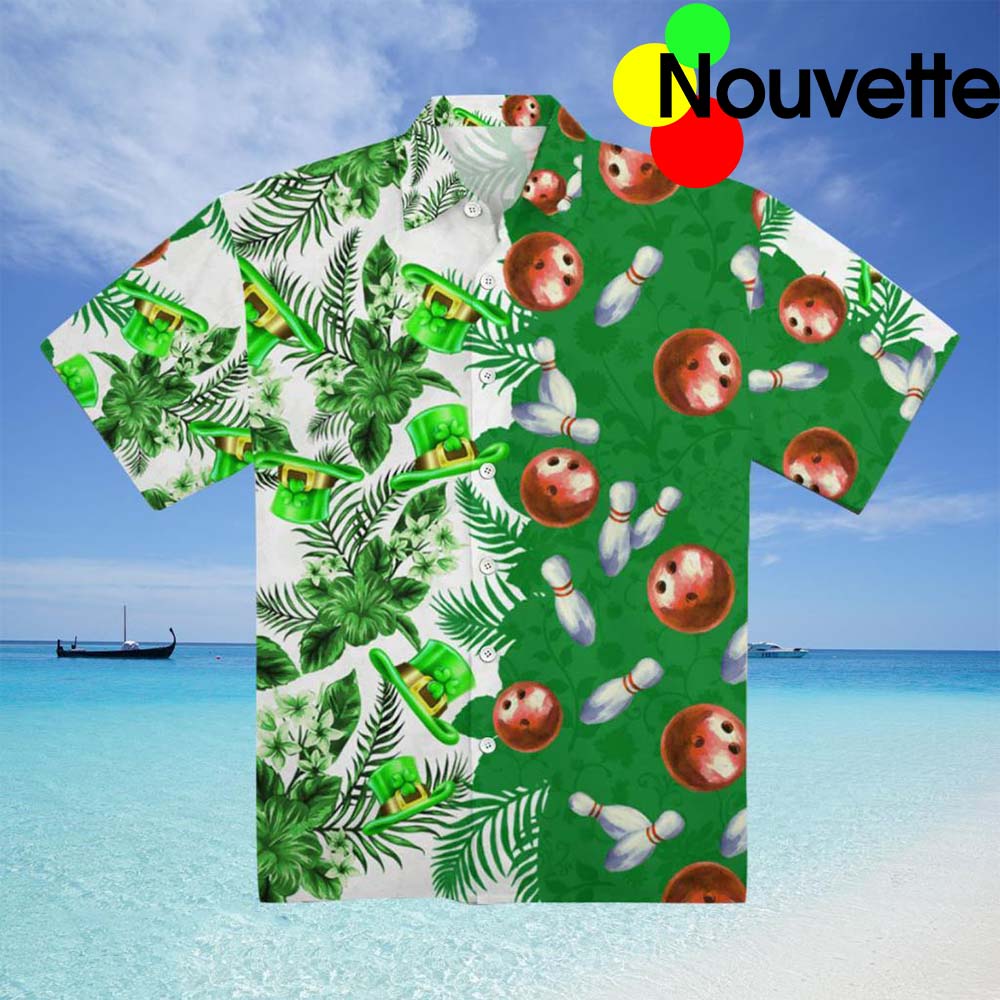 Bowling Floral St Patrick’S Day Hawaiian Shirt Bowling Floral St Patrick’S Day Hawaiian Shirt