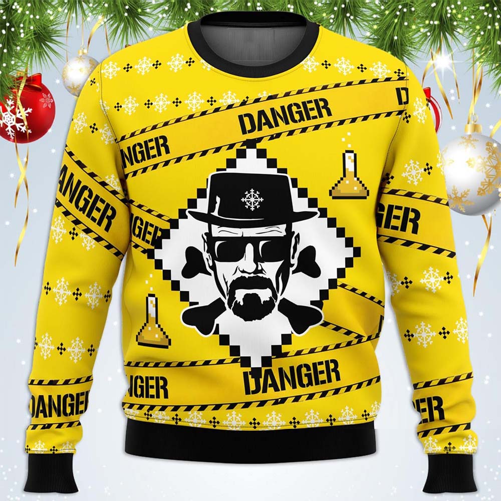 Heisenberg Breaking Bad Christmas Ugly Christmas Sweater Heisenberg Breaking Bad Christmas Ugly Christmas Sweater
