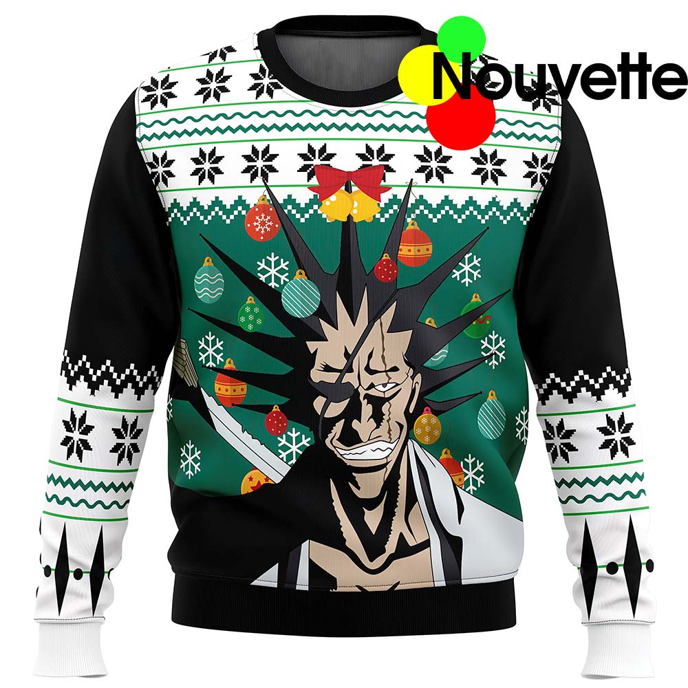 Kenpachi Zaraki Ugly Christmas Sweater Kenpachi Zaraki Ugly Christmas Sweater