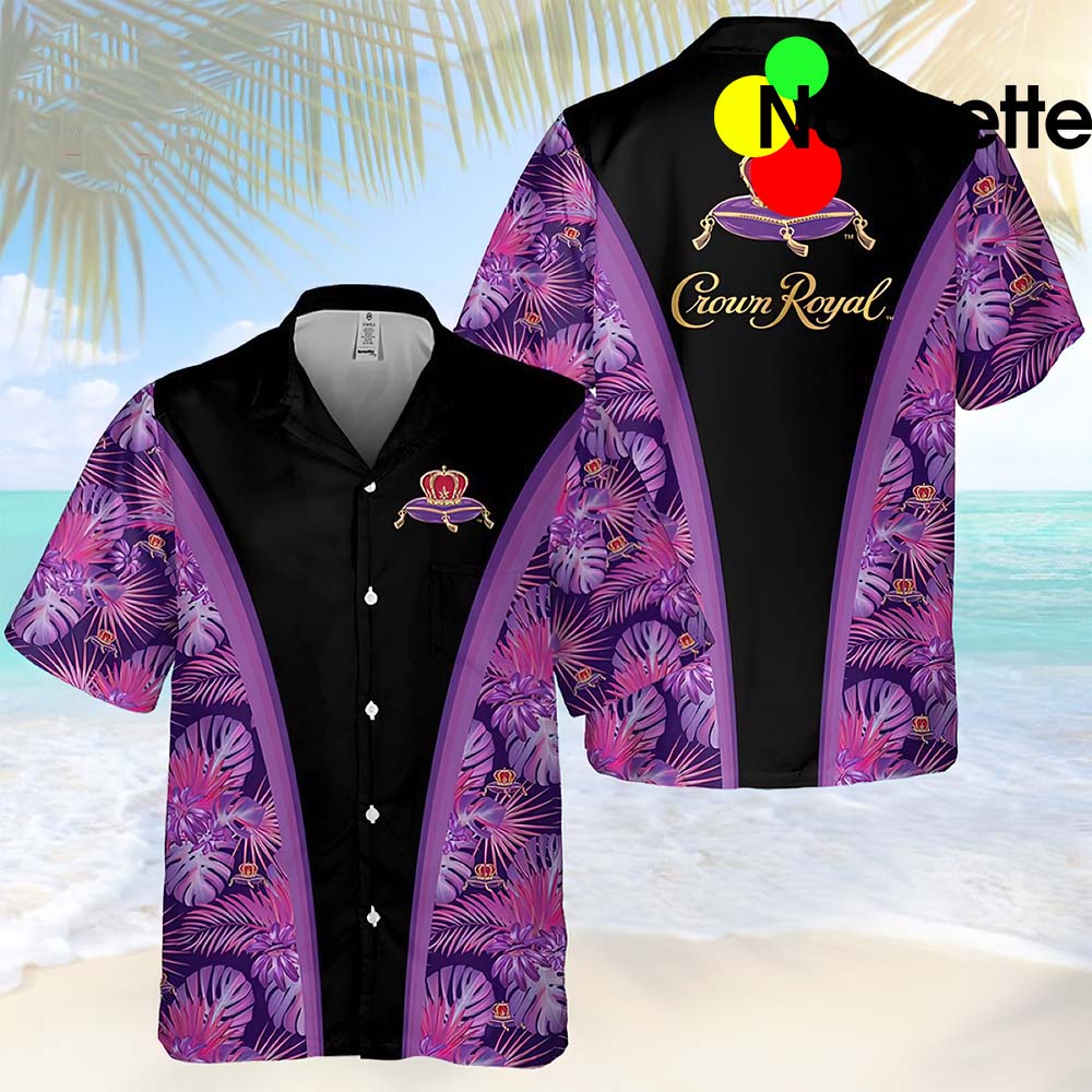 Crown Royal Floral Hawaiian Shirt