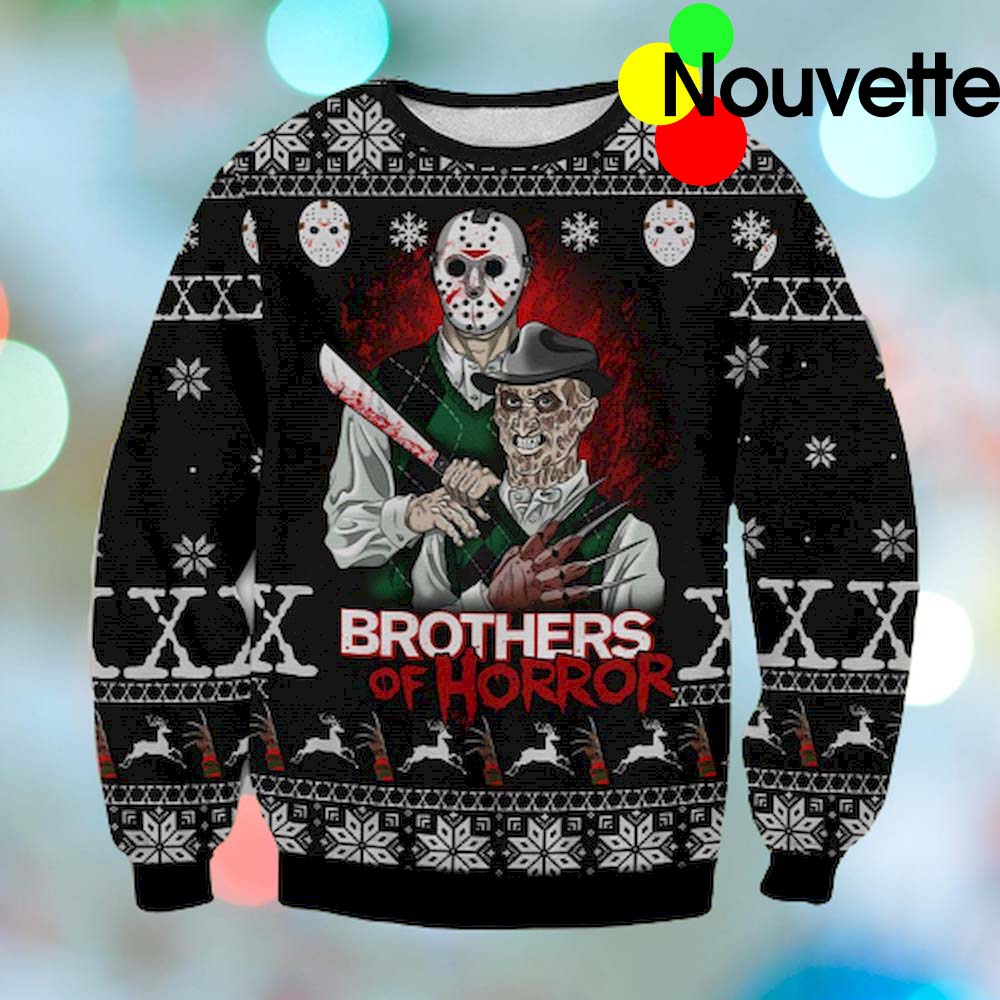 Brothers Of Horror Christmas Ugly Sweater