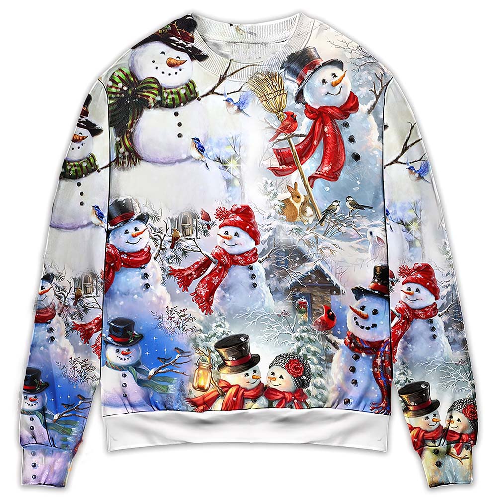 Snowman Christmas Merry Xmas Gift Sweater Snowman Christmas Merry Xmas Gift Sweater