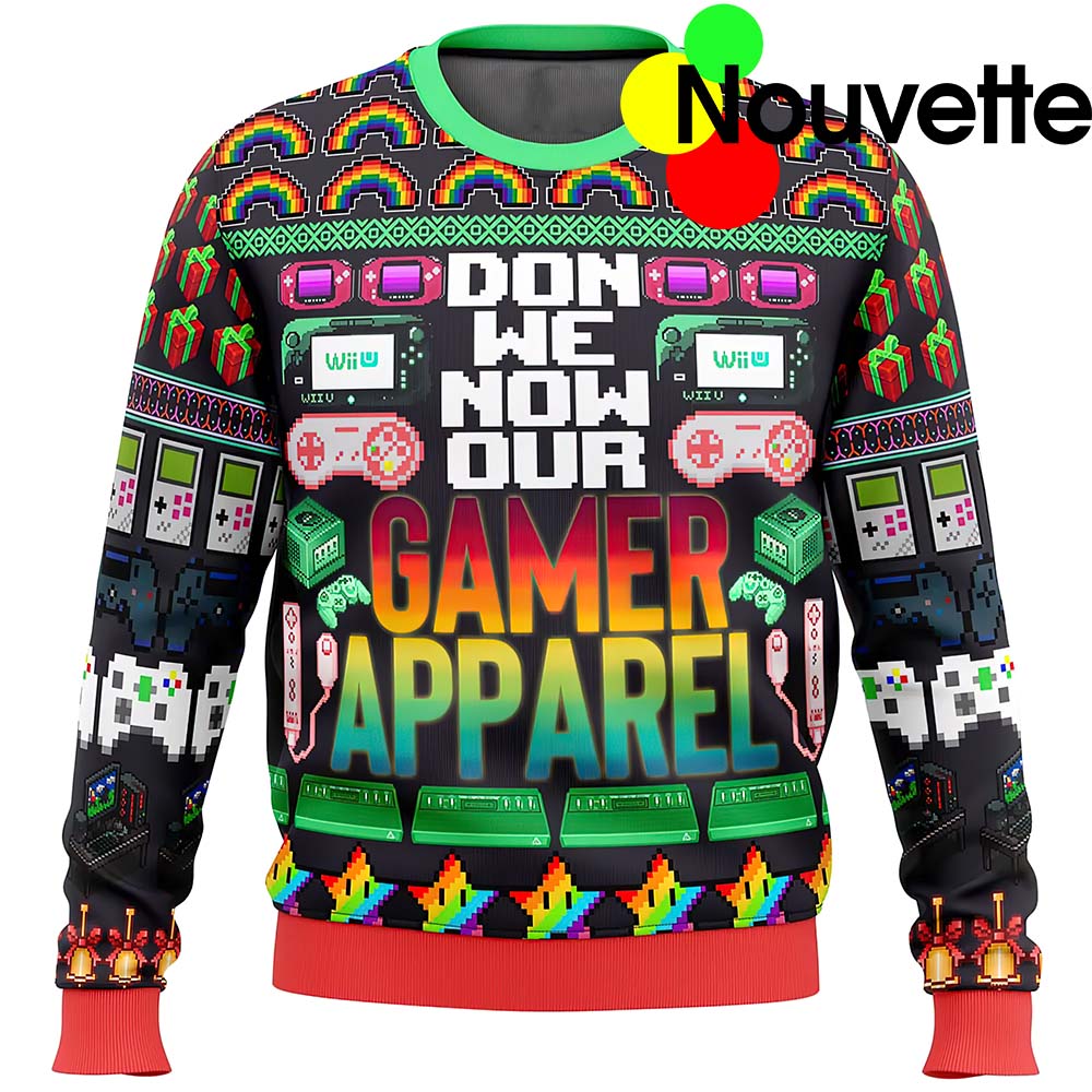 Don We Now Our Gamer Apparel Christmas Sweater