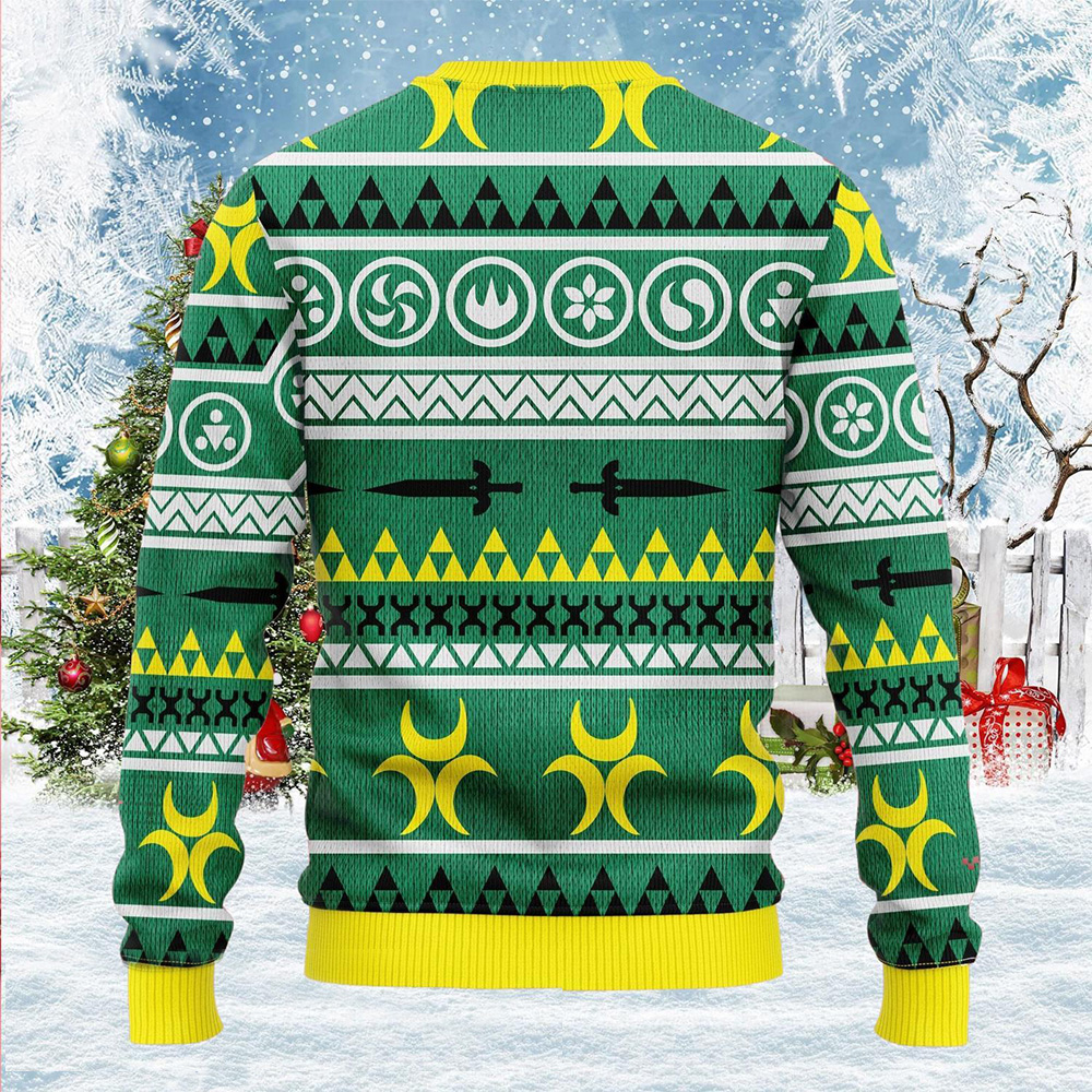 Zelda Green Christmas Sweater Zelda Green Christmas Sweater