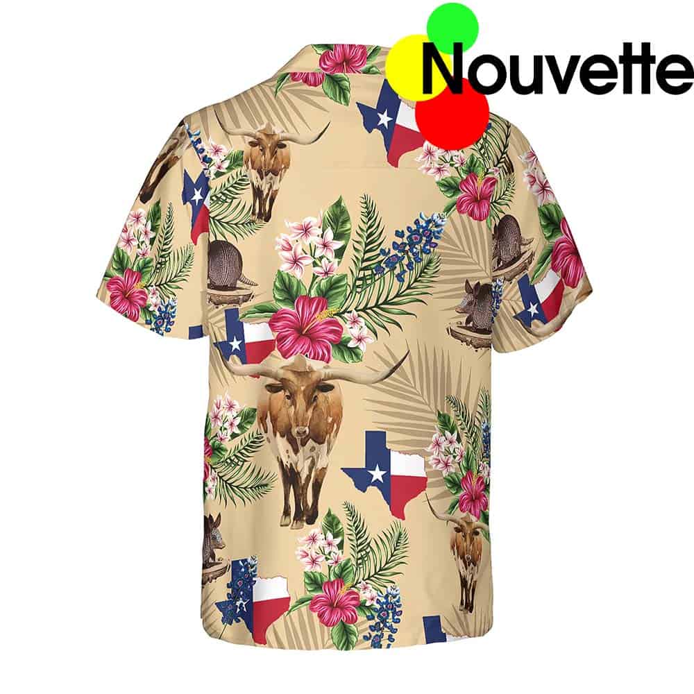 Insignia Bluebonnet Texas Hawaiian Shirt Insignia Bluebonnet Texas Hawaiian Shirt