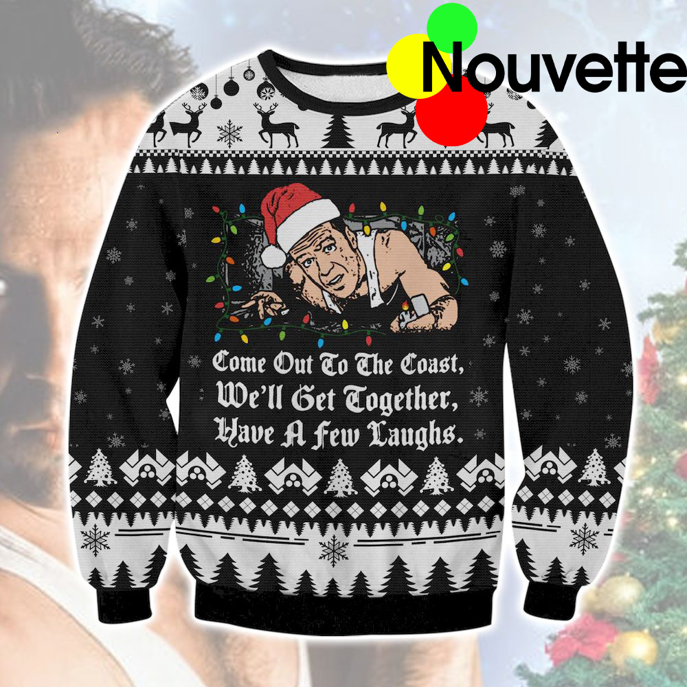 Die Hard Come Out To The Coast We’Ll Get Together Christmas Sweater Die Hard Come Out To The Coast We’Ll Get Together Christmas Sweater