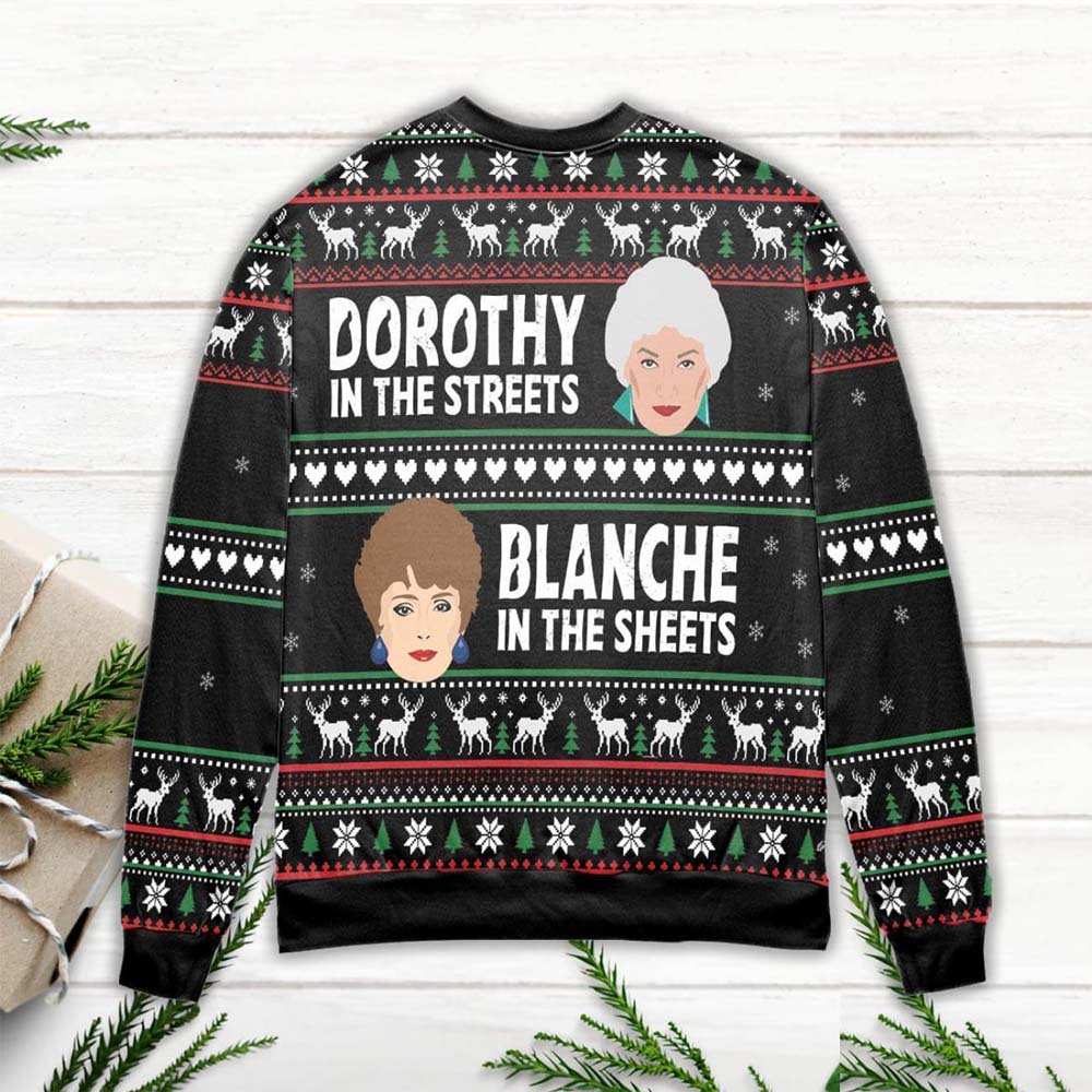 Dorothy In The Streets Blanche Christmas Sweater