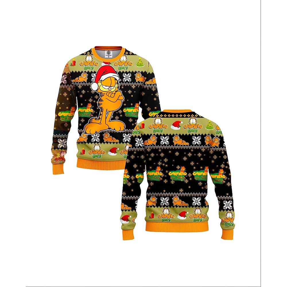 Garfield Ugly Christmas Sweater Garfield Ugly Christmas Sweater