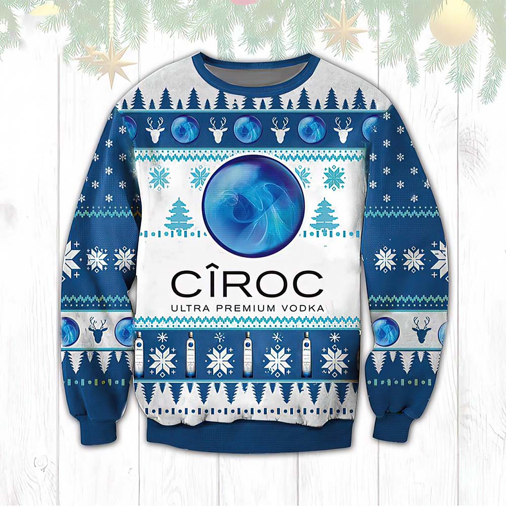 Ciroc Vodka Ugly Christmas Sweater Ciroc Vodka Ugly Christmas Sweater