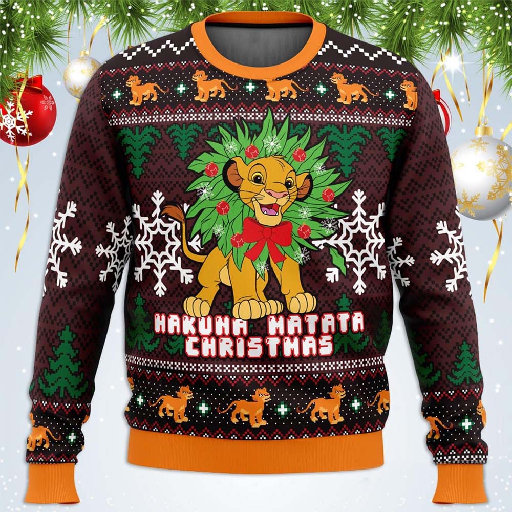 Hakuna Matata Christmas Sweater Hakuna Matata Christmas Sweater