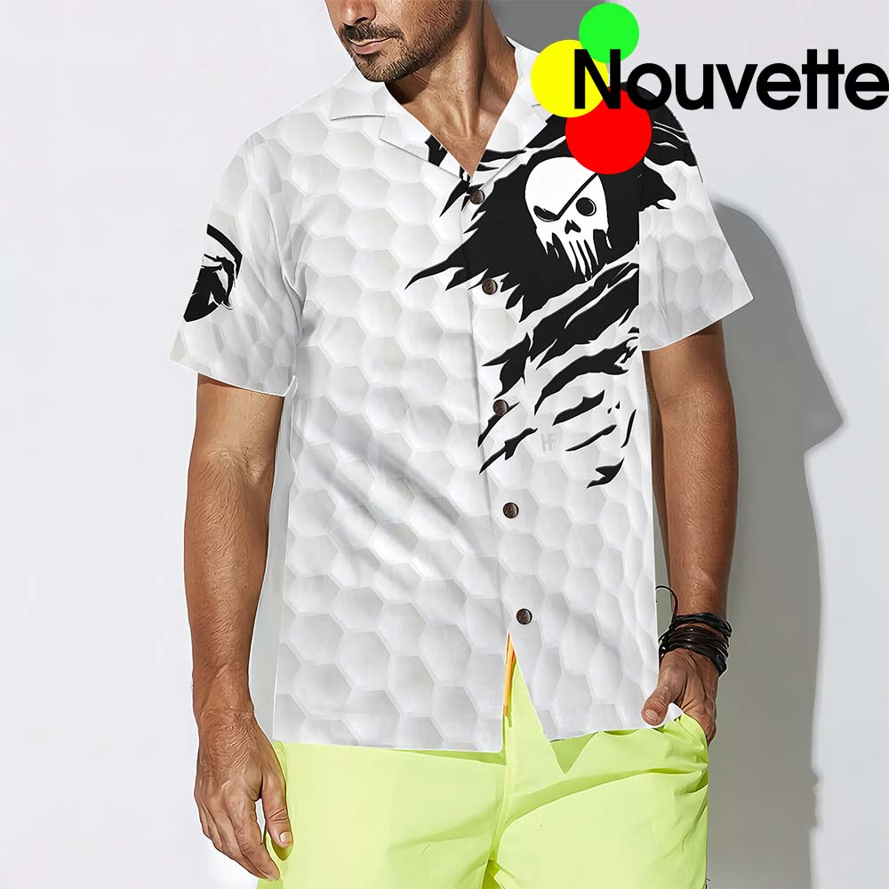 The Golf Skull Hawaiian Shirt