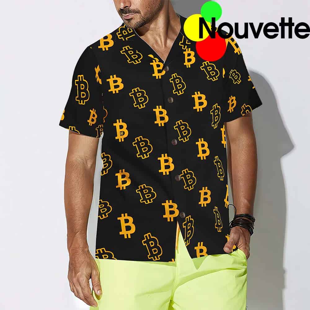Seamless Bitcoin Hawaiian Shirt Seamless Bitcoin Hawaiian Shirt